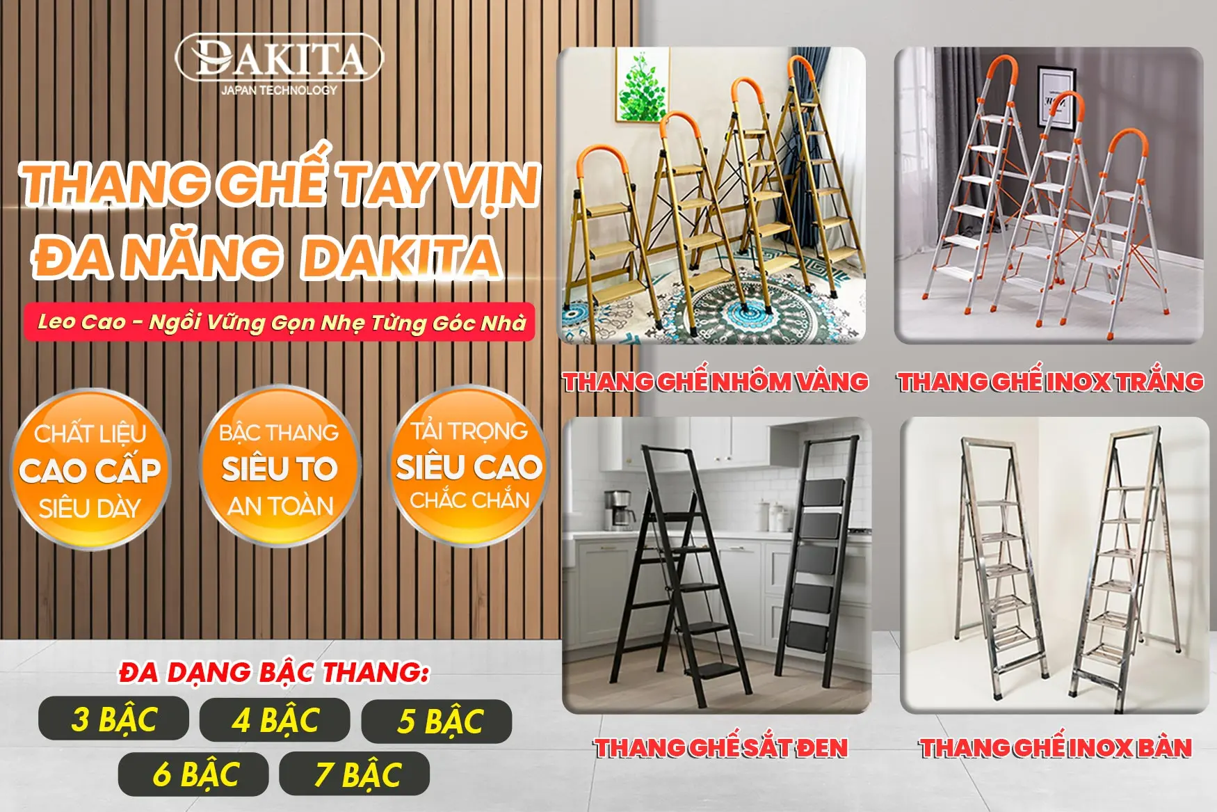 Banner Thang Ghế Nhiều Loại